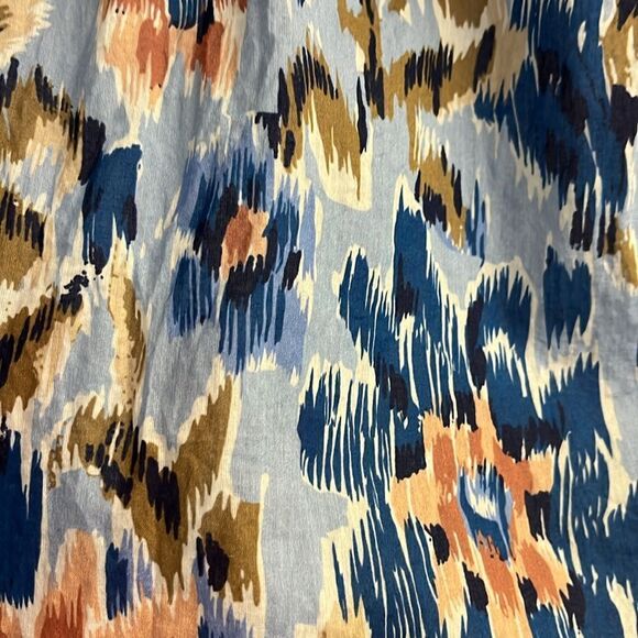 House of Harlow 1960 Boho Floral Ruffled Sleeve V-Neck Blouse w/ Rope Tie-Small - Picture 10 of 15